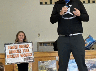 An Inspiring Visit from Author Lane Walker